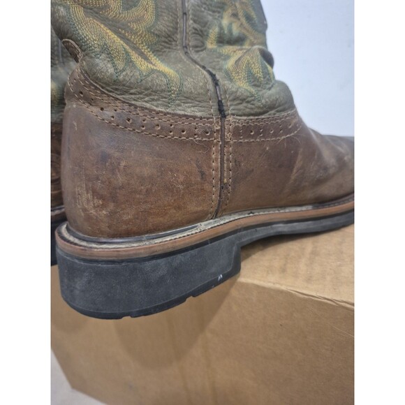 Justin WK4688 Stampede Driller Steel Toe Western Work Boots Size 8.5D main image 7